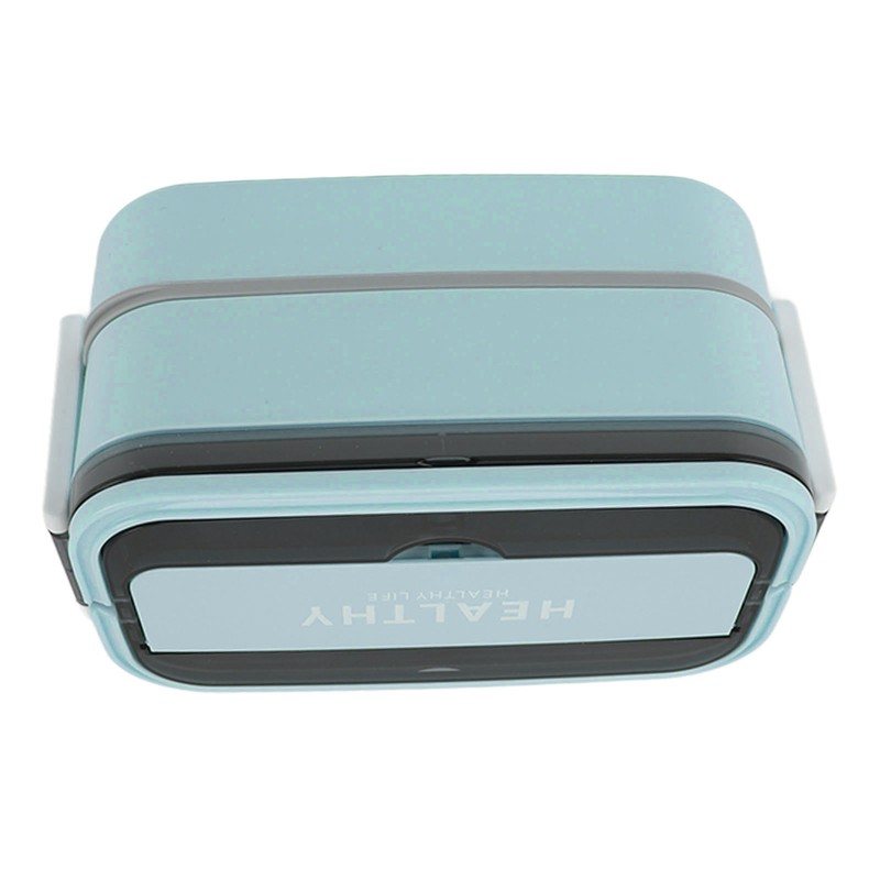 Double Layer Bento Box 316 Stainless Steel Compartment Portable Lunch