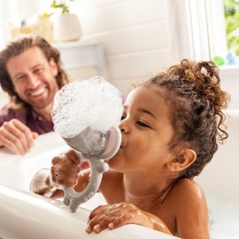 Munchkin Bubble Bestie Elephant Bubbler Juguete de baño para bebés y niños pequeños