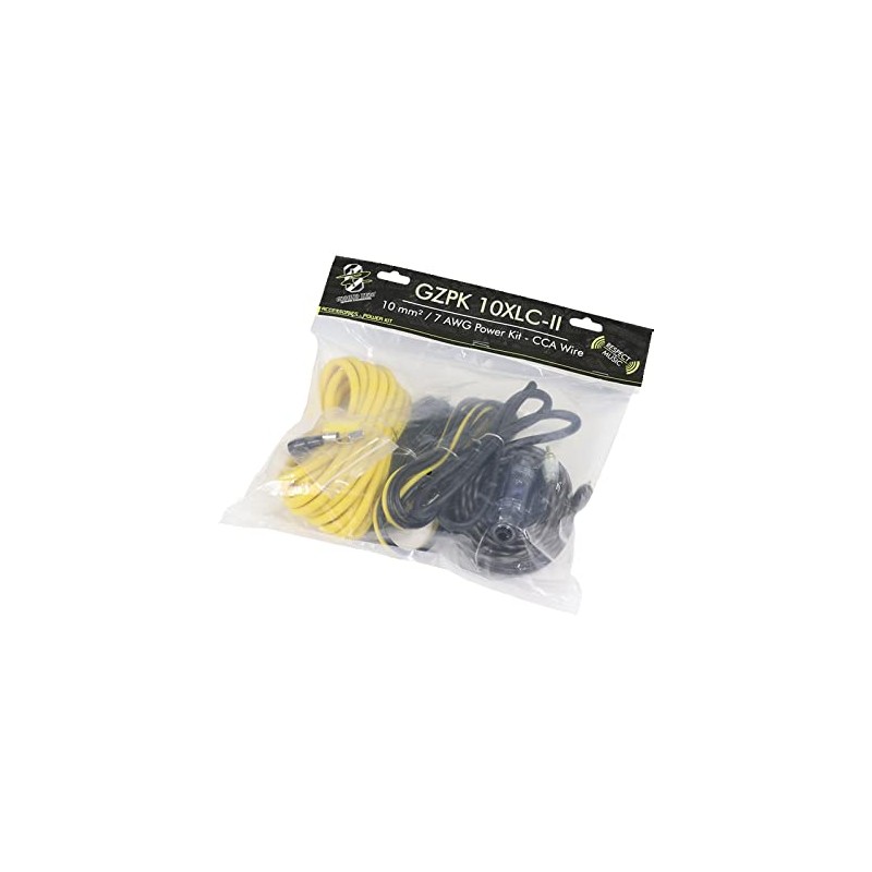 GROUND ZERO GZPK-10XLC-II 10mm² Carhifi Power Cable Set for Power
