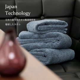 Kenkyujo Towels Volume Rich #003 Face Towel, Set of 5, Fluffy, Hotel Specifications, Rapid Absorption, 100% Cotton, Durable, Less Shedding, Available in 10 Colors, Japanese Technology, Dusty Green