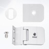 Glass Shower Door Hinges Replacement Fits 1/4 Inch Glass Shower
