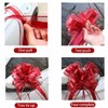 GAKA FAVOR 10Pcs Gold Pull Bows(6 Inch),Large Organza Pull Bows