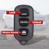 Key Fob Keyless Entry Remote Control Compatible with Toyota 1999-2009