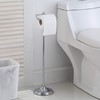 SunnyPoint Bathroom Free Standing Toilet Tissue Paper Roll Holder Stand