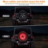 BORDAN Spare Tire Brake Light for Wrangler JL JLU Plug