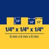 QEP 1/4" x 1/4" x 1/4" Square Notch Carbon Steel