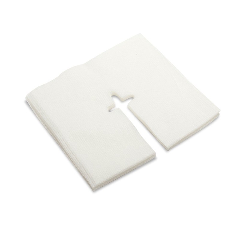 MediChoice IV Drain Split Sponge, Non-Woven, Sterile, Hypoallergenic, 4x4 Inch,