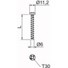 OBO Bettermann MMS-plus Fire Protection Screw Anchor 6X50