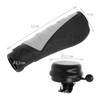 com-four® 3-Piece Bicycle Set with Handles and Bell for Handlebars,