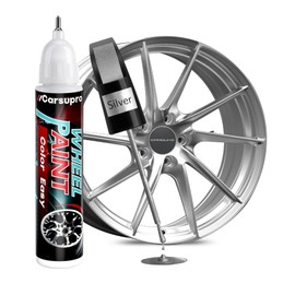 Carsupro Silver wheel Touch Up Paint Wheel Scratch Repair Pen Car Rim Paint Pen Quick And Easy Fix Rim Scratches,Rim Paint For Car Wheel Repair