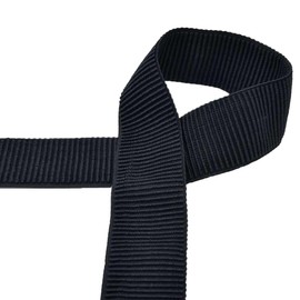 Elastic Band 50 mm Elastic Rib Band from 1 m Ribbed Elastic Band Waistband Cuff Belt Colour: Black