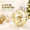 Cmtop - Kit De 24 Esferas Navideñas De 6 cm