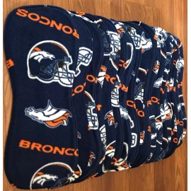 Handmade Bronco Double Fleece Burp Cloth #04