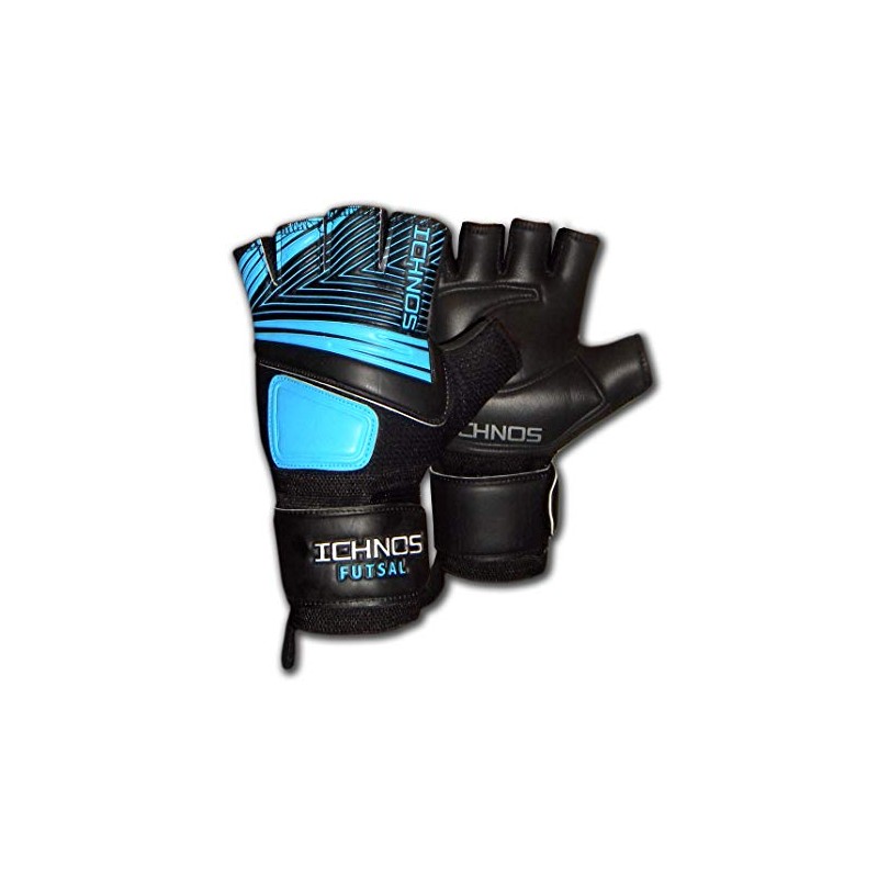 ICHNOS Neon Radius cropped fingers adult size goalkeeper gloves (9)