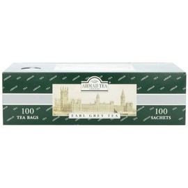 Ahmad Tea Earl Grey Tea, 100 Paper Enveloped Teabags (Pack of 1)