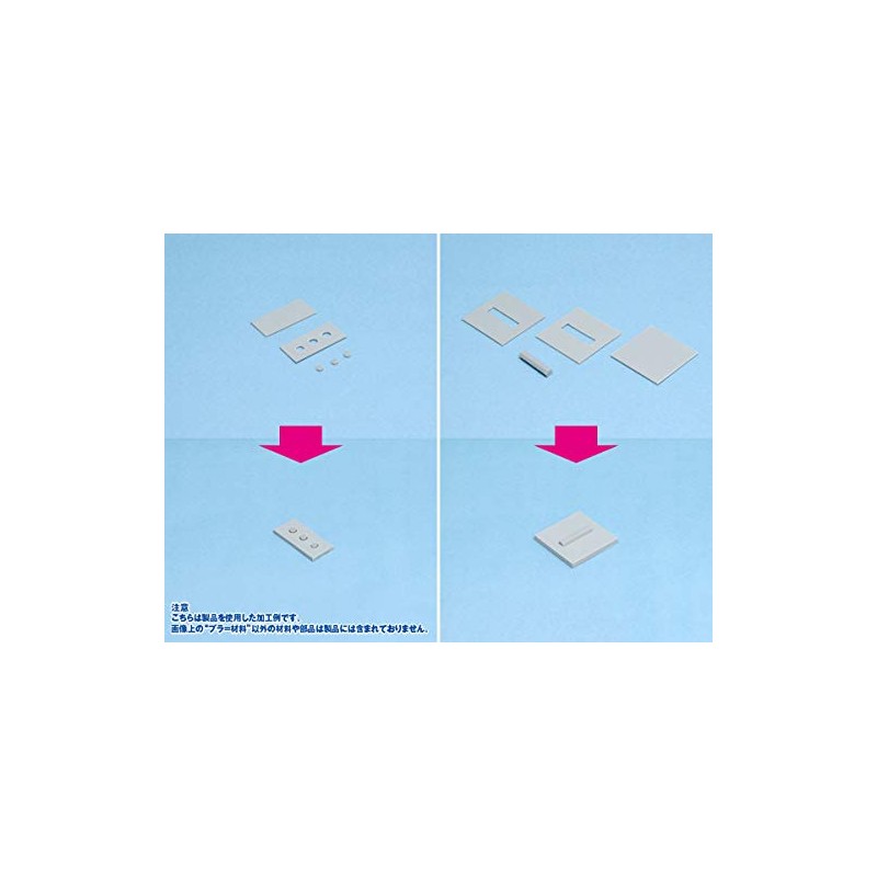 プラ=材料【グレー】 六角棒 2.0mm 6本入