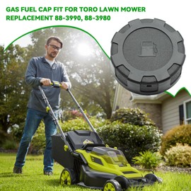 88-3980 Fuel Cap Fit for Toro Tractors, Lawn Mowers Commercial Mowers and Z-Master Time Cutter