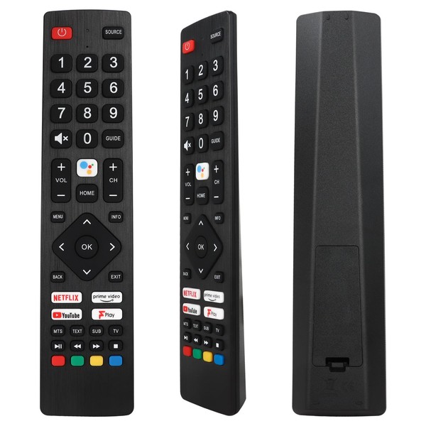 Voice Remote BUF/RMC/0114 for Bush TV Remote Control Replacement, Compatible