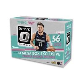 2020/21 Panini Donruss Optic Basketball Mega 56-Card Box (Purple Shock Prizms)