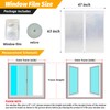 Thickened Reusable Window Insulation Kit 47'' x 63''-Winter Weatherproofing Window