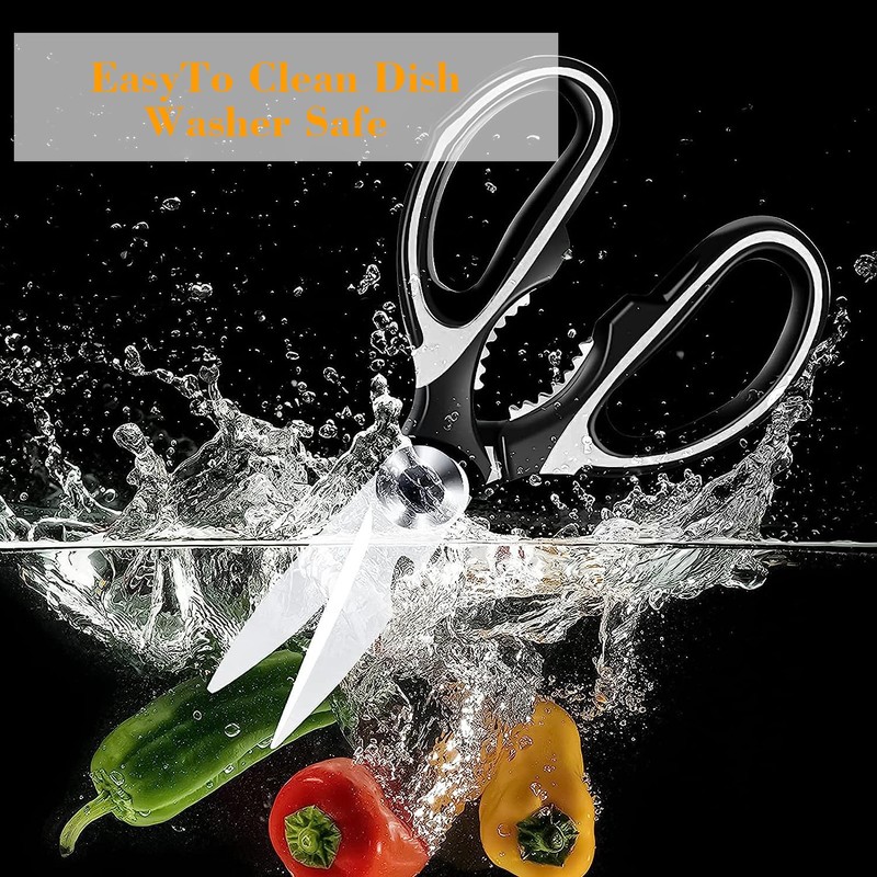 KISUOMAOYI Heavy Duty Kitchen Scissors, Sharp Kitchen Scissors Multipurpose Utility