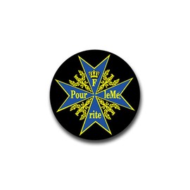 Sticker Pour le Merite Order French Bravery Prussia 7 x 7 cm A950