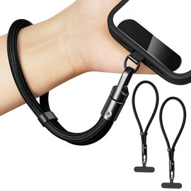 EBQOSK Phone Landyard for Cellphone Case, 2 Pack Adjustable Phone Wrist Strap for Case, 7.28" Anti Theft 360° Rotation Reinforced Phones Strap, Universal Wrist Strap for Phones Case, Drop-Proof Design
