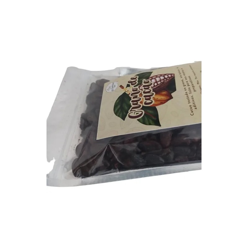 Cacao En Grano Tostado Artesanal Tradicional 500g