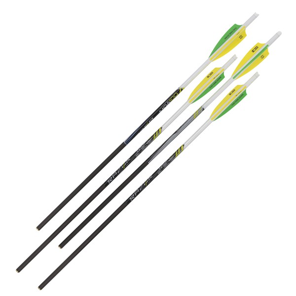 Razor MOA100 Archery Crossbow Bolt, 22-Inch by Allen, 4 Pack, Gray, One Size