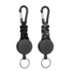 Fhlbestyu 2/4 Pieces Key Chain Extendable Lanyard with 60 cm