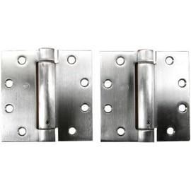Hinge Outlet Commercial Spring Hinge - 4.5 Inches - Stainless Steel - Highly Rust Resistant - 6 Pack for 2 or 3 Doors