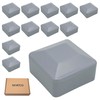 SKIR'CO (12 pcs) Fence Post Caps, Square 50 x 50