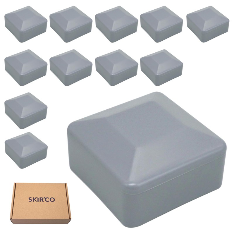 SKIR'CO (12 pcs) Fence Post Caps, Square 50 x 50