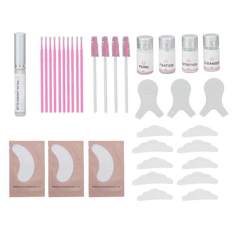 Eyebrow Lamination Kit Semipermanent Safe Moderate 6 to 8 Weeks