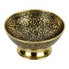 Bitto Indore Brass Incense Bowl Assorted Blue, Black or Red