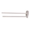 Stainless Steel Toilet Paper Bracket Single Seat 2 Poles Rotatable