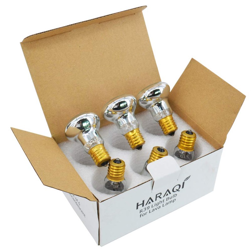 Replacement Bulbs for Lava Lamps,Glitter Lamps,6 Pack R39 E17 25