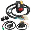 M MATI Handlebar Key Starter Relay Switch Kit for Honda