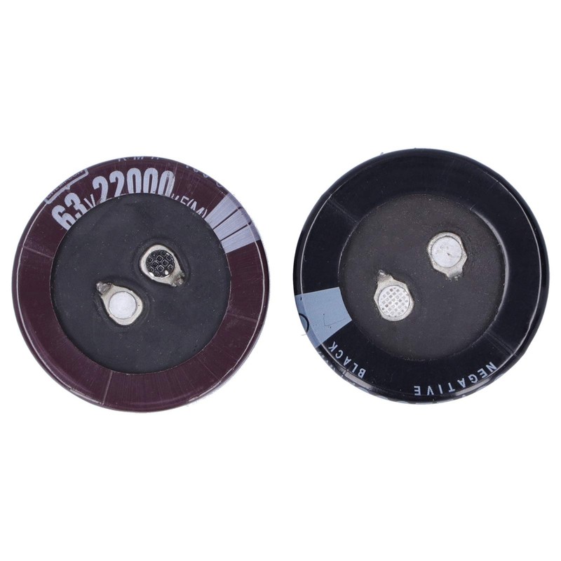 2-Piece Electrolytic Capacitor Aluminium 22000μF 63V 105°C Energy Storage Component
