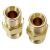 Uenede Welding Hose Extension Coupler, 9/16"-18 LH&RH for Oxygen Acetylene