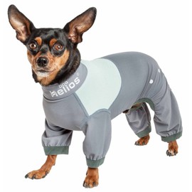 Dog Helios ® 'Tail Runner' Lightweight 4-Way-Stretch Breathable Full Bodied Performance Dog Track Suit