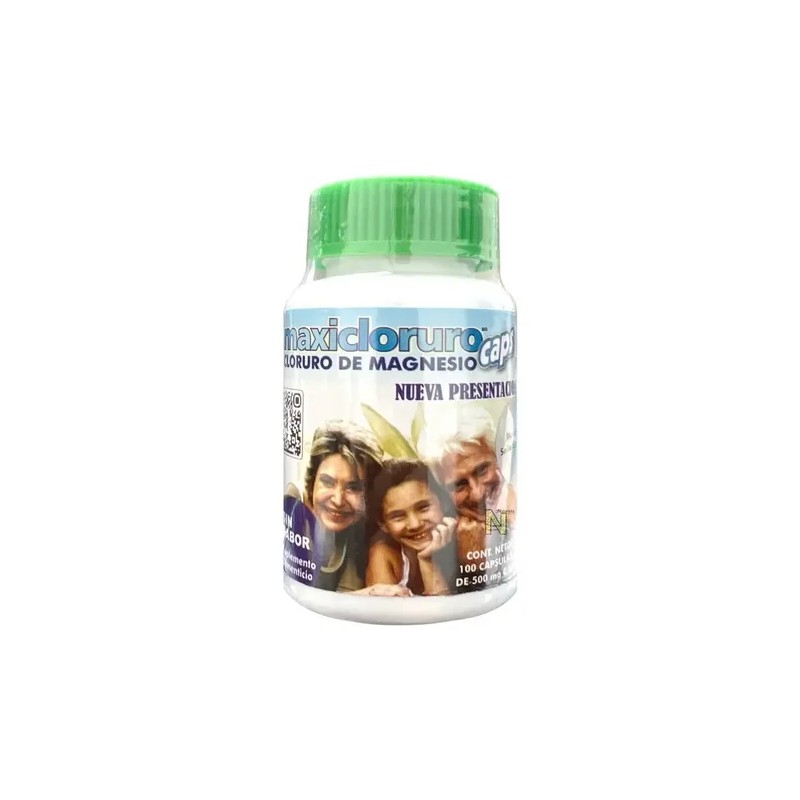 Piezas Cloruro Magnesio 100 Caps 500mg Maxicloruro