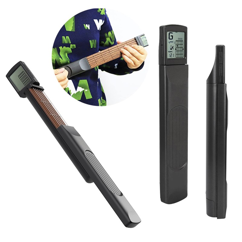 Pocket Guitar Practice Neck, Guitar Chord Trainer Mini 6 Fret
