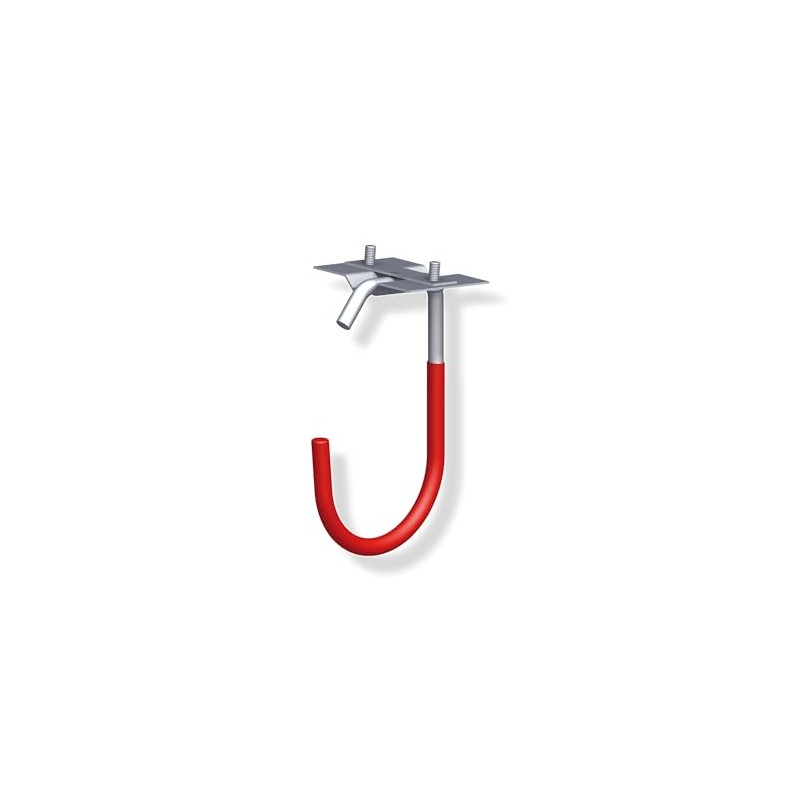 Gedotec Wall Mount Bicycle Holder Ceiling Hook for Screwing Galvanised