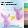 AMOLEN PLA Matte 3D Printer Filament,Lilac Purple PLA Filament 1.75mm