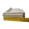 Almond Beige Almond Bone Ceramic Shower Corner Tray Soap Dish
