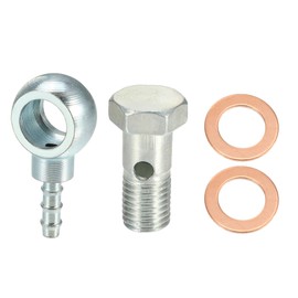 QUARKZMAN Car Banjo Fitting Adaptor with Sealing Rings 12 mm Diameter M12 x 1.5 Pack of 4