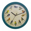 Herzberg, HG03718-BLU, Bird Singing Blue, Singing Clock, Soothing Melodies, Diverse