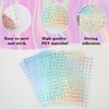 1800PCS Holographic Stickers, 12 Sheets Small Star Stickers, Self-Adhesive Tiny