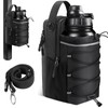 Scettar Magnetic Water Bottle Bag, Magnetic Gym Bag for Men
